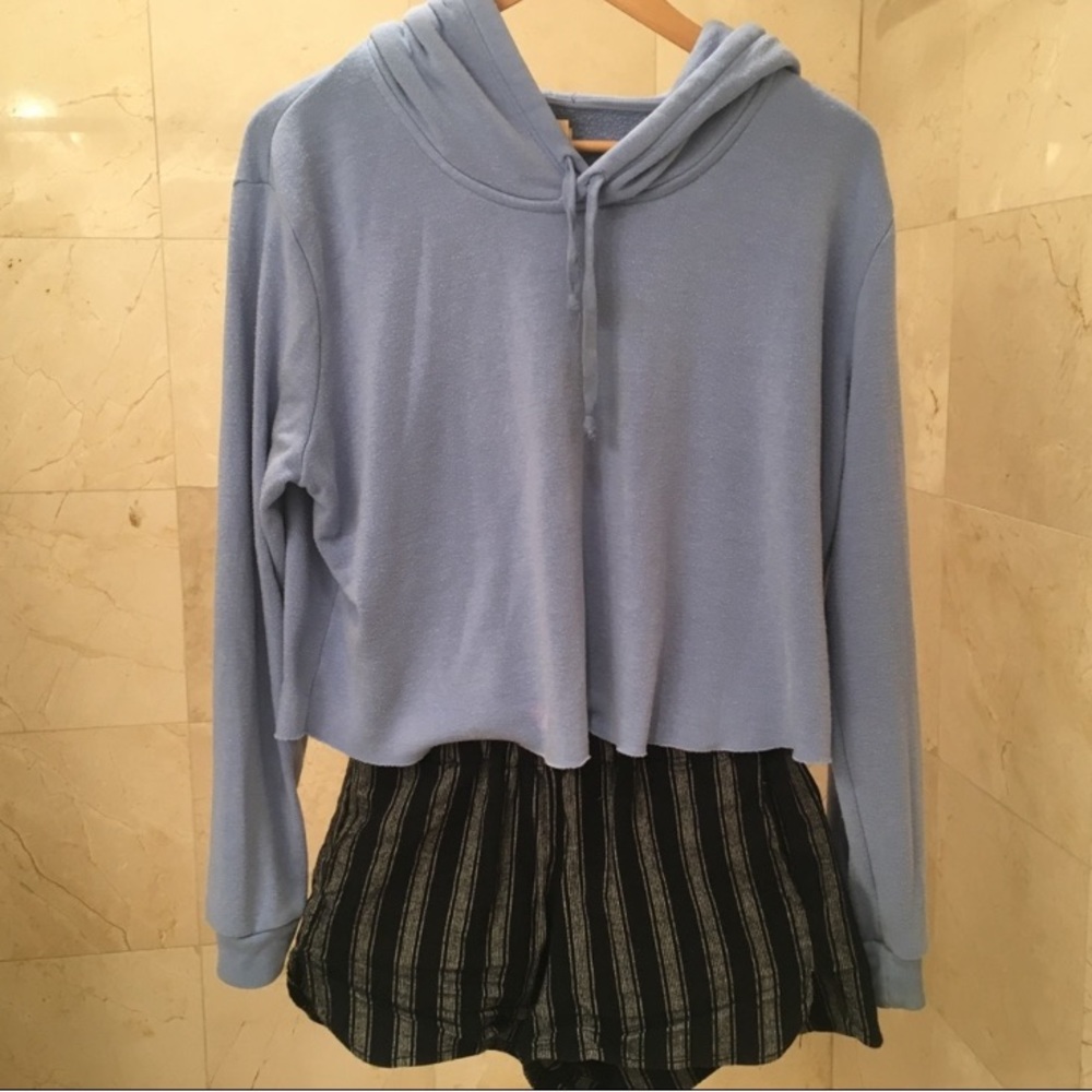 Brandy Melville shorts + hoodie